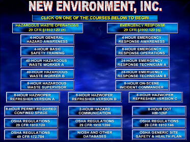 PowerPoint Screen Shot: Main Menu